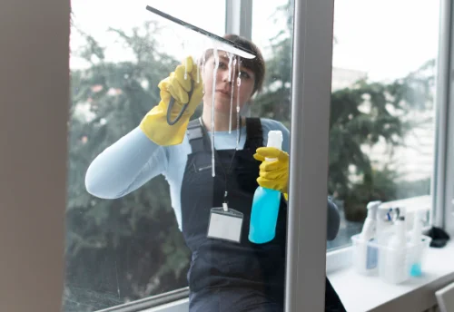 Nettoyage de vitres intérieures et extérieures à Sainte-Verge